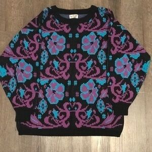 Vintage 80’s retro grandpa sweater.